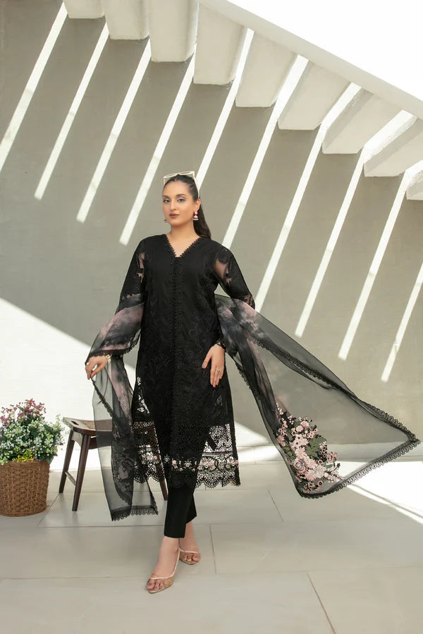 Tawakal Zevira Semi-Stitched Fancy Lawn With Fancy Dupatta