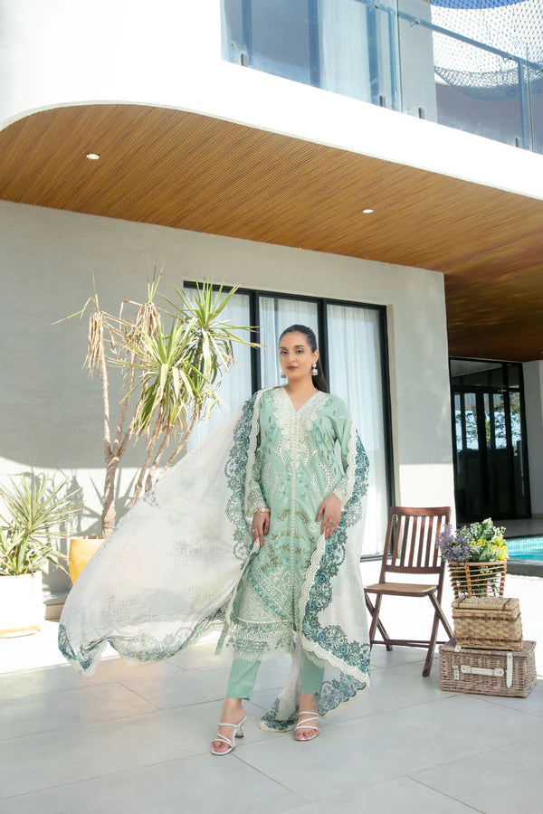 Tawakal Zevira Semi-Stitched Fancy Lawn With Fancy Dupatta